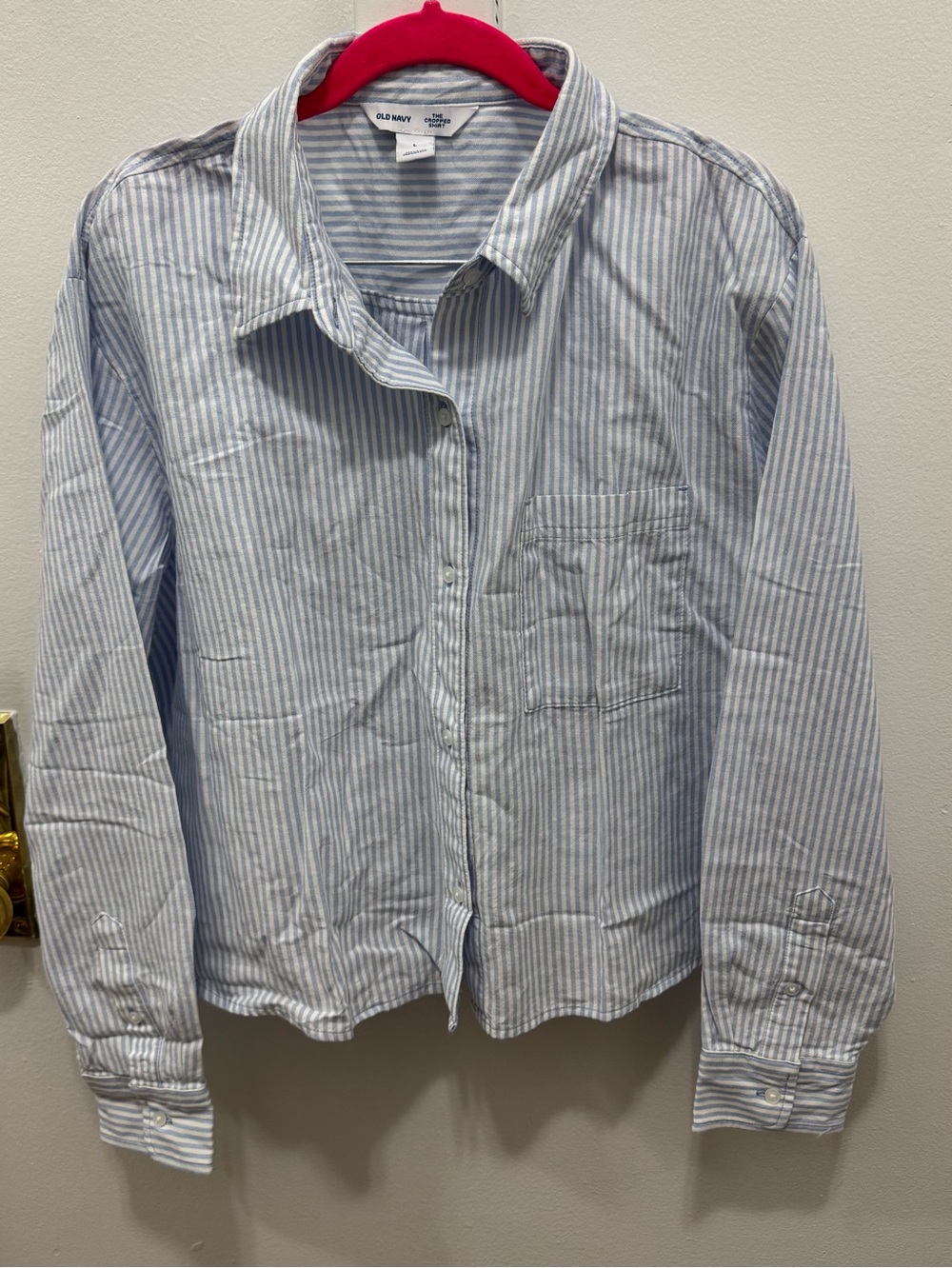 OLD NAVY THE CROPPED SHIRT